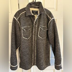 True Grit Sherpa Lined Jacket Trucker Style Coat Mens Size XL